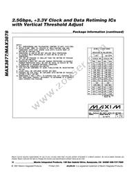 MAX3877EHJ+T Datasheet Page 16