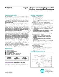 MAX38800HCS+ Datasheet Cover