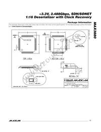 MAX3880ECB+TD Datasheet Page 11