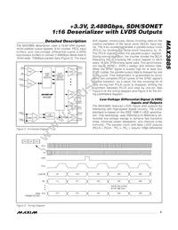 MAX3885ECB+ Datasheet Page 5