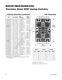 MAX392C/D Datasheet Page 10