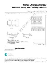 MAX392C/D Datasheet Page 13