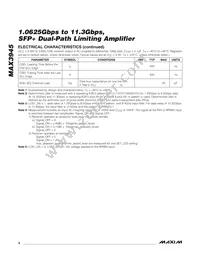 MAX3945ETE+ Datasheet Page 6