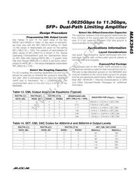 MAX3945ETE+ Datasheet Page 23