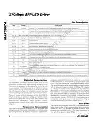 MAX3967AETG+T Datasheet Page 6
