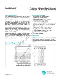 MAX396C/D Datasheet Cover