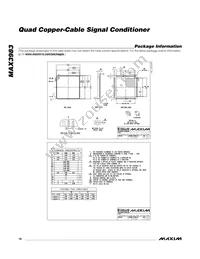 MAX3983UGK+TW Datasheet Page 16