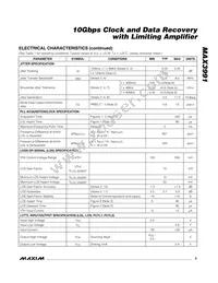 MAX3991UTG+T Datasheet Page 3