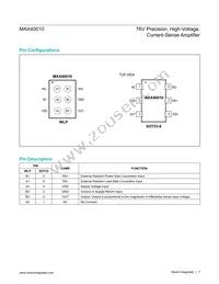 MAX40010FAUT+ Datasheet Page 7