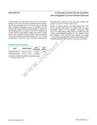 MAX40016ANL+T Datasheet Page 21