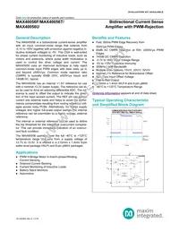 MAX40056FAUA+ Datasheet Cover