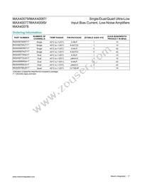 MAX40087AUT+ Datasheet Page 17