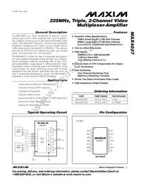 MAX4027ESD+T Datasheet Cover