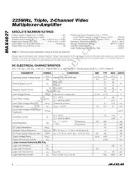 MAX4027ESD+T Datasheet Page 2