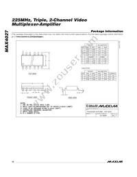MAX4027ESD+T Datasheet Page 10
