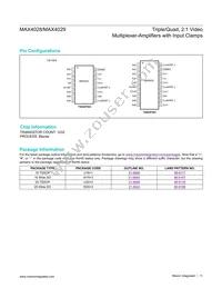 MAX4028EWE+T Datasheet Page 11