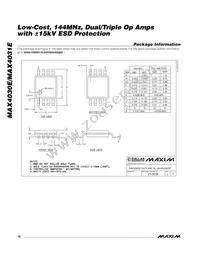 MAX4031EESD+T Datasheet Page 10