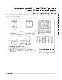 MAX4031EESD+T Datasheet Page 11