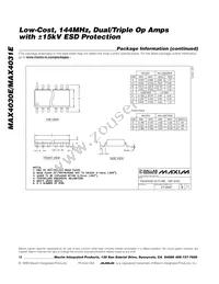 MAX4031EESD+T Datasheet Page 12
