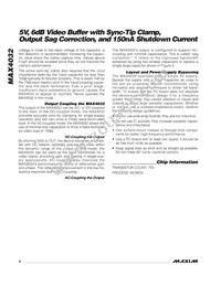 MAX4032EUT+T Datasheet Page 8