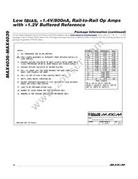 MAX4038AAUA+ Datasheet Page 16