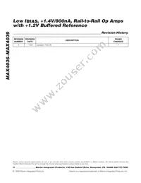 MAX4038AAUA+ Datasheet Page 22