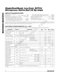 MAX4042ESA+G002 Datasheet Page 2