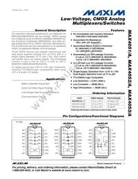 MAX4051AEPE+ Datasheet Page 1