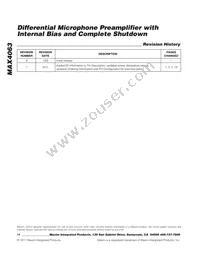 MAX4063EUD+T Datasheet Page 14