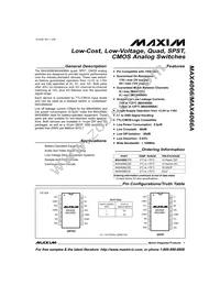 MAX4066EPD+ Datasheet Cover