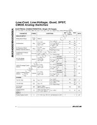 MAX4066EPD+ Datasheet Page 4