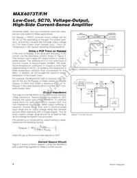 MAX4073TAXK-T Datasheet Page 8