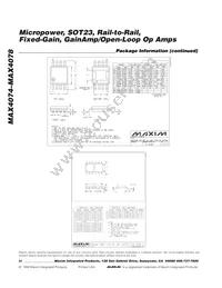MAX4077EUA-T Datasheet Page 20