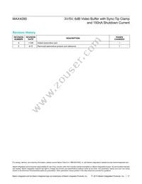 MAX4090EXT+ Datasheet Page 17