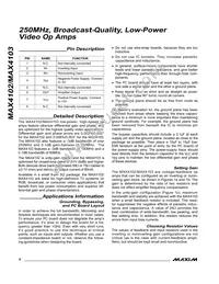 MAX4102ESA+T Datasheet Page 8