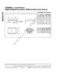 MAX4147ESD+T Datasheet Page 8