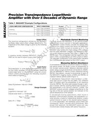MAX4207ETE-T Datasheet Page 12