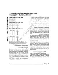 MAX4221CSE+T Datasheet Page 8