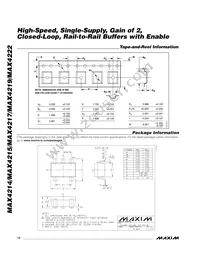 MAX4222ESD Datasheet Page 14