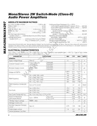 MAX4297EAG+T Datasheet Page 2