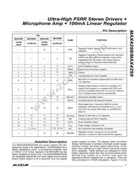 MAX4299EWP+T Datasheet Page 7