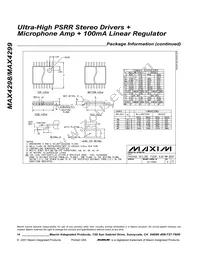MAX4299EWP+T Datasheet Page 14