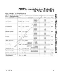 MAX4305EUK-T Datasheet Page 3