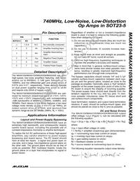 MAX4305EUK-T Datasheet Page 9