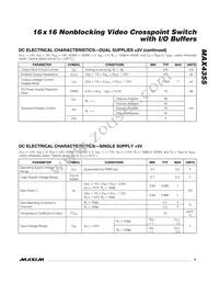 MAX4355ECQ+TD Datasheet Page 5