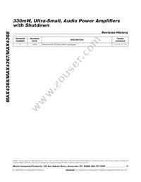 MAX4368ETA+T Datasheet Page 16