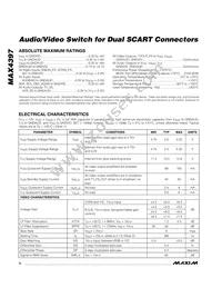 MAX4397SCTM+T Datasheet Page 2