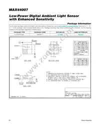 MAX44007EDT+T Datasheet Page 20