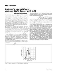 MAX44009EDT+ Datasheet Page 6