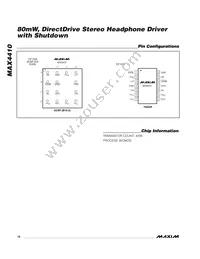 MAX4410EUD+TG40 Datasheet Page 18